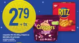 Maxi CRAQUELINS RITZ, 162-200 G, CRISPERS OU MÉLI-MÉLO, 145 G CHRISTIE offer