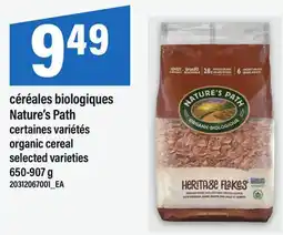 Maxi CÉRÉALES BIOLOGIQUES NATURE'S PATH | ORGANIC CEREAL offer