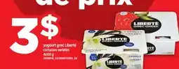 Maxi YOGOURT GREC LIBERTÉ offer