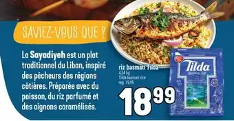 Marché Adonis RIZ BASMATI TILDA | TILDA BASMATI RICE offer