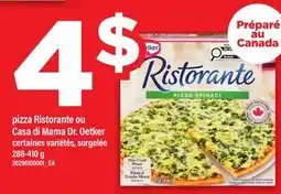 Maxi PIZZA RISTORANTE OU CASA DI MAMA DR. OETKER offer