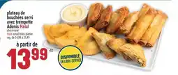 Marché Adonis PLATEAU DE BOUCHÉES SERVI AVEC TREMPETTE ADONIS HALAL | HALAL SMALL BITES PLATTER offer