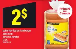 Maxi PAINS HOT DOG OU HAMBURGER SANS NOM , 12 UN offer