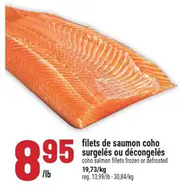 Marché Adonis FILETS DE SAUMON COHO SURGELÉS OU DÉCONGELÉS | COHO SALMON FILLETS FROZEN OR DEFROSTED offer