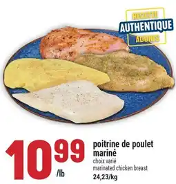 Marché Adonis POITRINE DE POULET MARINÉ | MARINATED CHICKEN BREAST offer