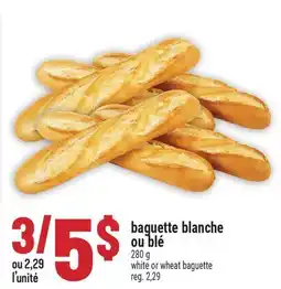 Marché Adonis BAGUETTE BLANCHE OU BLÉ | WHITE OR WHEAT BAGUETTE offer