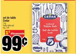 Super C sel de table Cedar | Cedar table salt offer