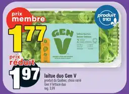 Super C Laitue duo Gen V | Gen V lettuce duo offer