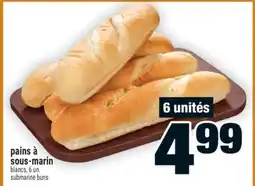 Super C pains à sous-marin | submarine buns offer