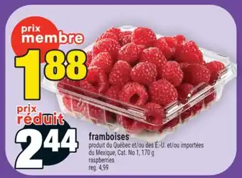 Super C framboises | raspberries offer