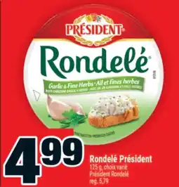 Super C Rondelé Président | Président Rondelé offer