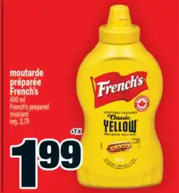 Super C moutarde préparée French's | French's prepared mustard offer