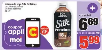 Super C boisson de soya Silk Protéines | Silk Protein soy beverage offer