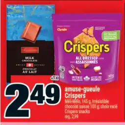 Super C amuse-gueule Crispers | Crispers snacks offer