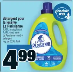 Super C La Parisienne laundry detergent offer