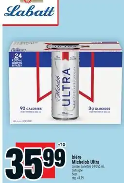 Super C bière Michelob Ultra | beer offer