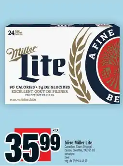Super C bière Miller Lite | beer offer