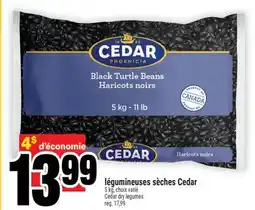 Super C Légumineuses sèches Cedar | Cedar dry legumes offer
