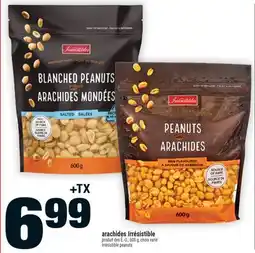 Super C arachides Irrésistible | Irrésistible peanuts offer