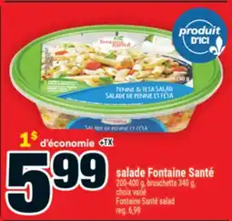 Super C salade FontaineSanté | FontaineSanté salad offer