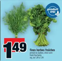 Super C fines herbes fraîches | fresh fine herbs offer