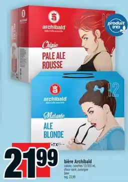 Super C bière Archibald | beer offer