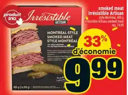 Super C smoked meat IrrésistibleArtisan |IrrésistibleArtisan smoked meat offer