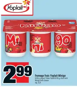 Super C fromage frais Yoplait Minigo | Minigo fresh cheese offer