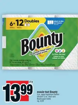 Super C essuie-tout Bounty | Bounty paper towels offer