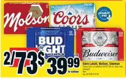 Super C bière Labatt, Molson, Sleeman | beer offer