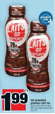Super C lait aromatisé protéiné Lait's Go | Milk2 Go protein flavored milk offer