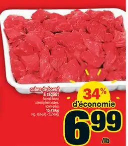 Super C cubes de boeuf à ragoût | stewing beef cubes offer