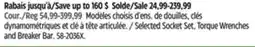 Canadian Tire MAXIMUM Selected Socket Set, Torque Wrenches and Breaker Bar offer