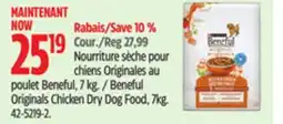 Canadian Tire Beneful Originals Chicken Dry Dog Food, 7kg offer