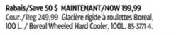 Canadian Tire Boreal Wheeled Hard Cooler offer