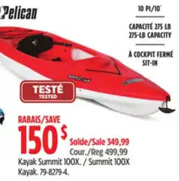 Canadian Tire Summit 100X Kayak offer