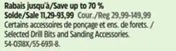 Canadian Tire MAXIMUM Selected Drill Bits and Sanding Accessories offer
