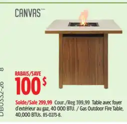 Canadian Tire Gas Outdoor Fire Table offer