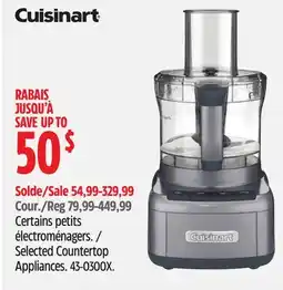 Canadian Tire Cuisinart Selected Countertop Appliances offer