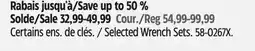 Canadian Tire Selected Maximum Wrench Sets offer