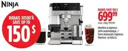 Canadian Tire Ninja Semi-Automatic Espresso Machine offer