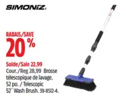 Canadian Tire Telescopic 52˝ Wash Brush offer