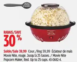 Canadian Tire Movie Nite Popcorn Maker offer
