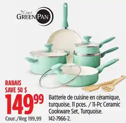 Canadian Tire 11-Pc Ceramic Cookware Set offer