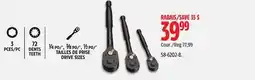 Canadian Tire Black Chrome Socket Sets offer