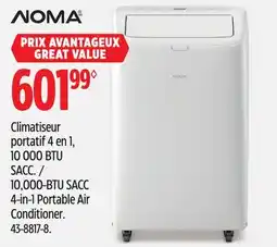 Canadian Tire 10,000-BTU SACC 4-in-1 Portable Air Conditioner offer