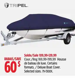 Canadian Tire Tripel Deluxe Boat Cover offer