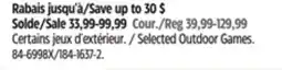 Canadian Tire REC-TEK Selected Outdoor Games offer