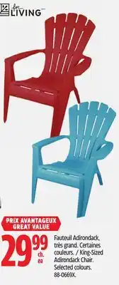 Canadian Tire King-Sized Adirondack Chair offer