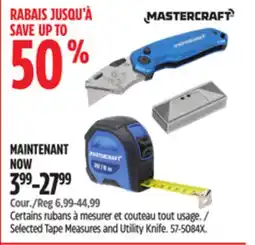 Canadian Tire Selected Tape Measures and Utility Knife offer